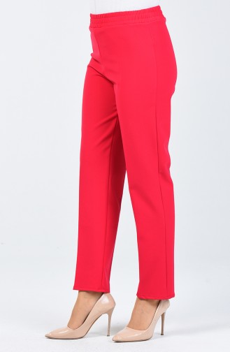 Pantalon Taille Élastique 3153PNT-01 Fuchsia Foncé 3153PNT-01