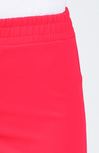 Pantalon Taille Élastique 3153PNT-01 Fuchsia Foncé 3153PNT-01