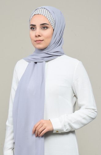 Light Gray Shawl 020-08