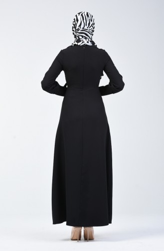 Side Tie Dress 2712-02 Black 2712-02