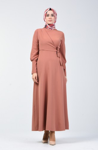 Side Tie Dress 2712-06 Onion Peel 2712-06