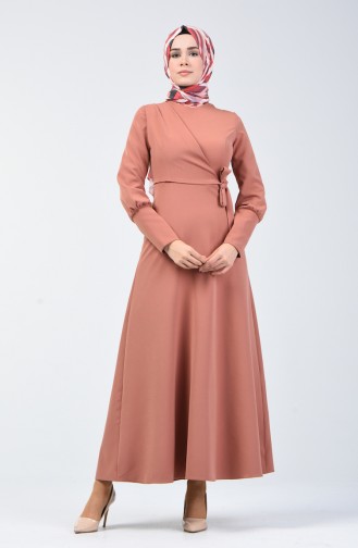 Side Tie Dress 2712-06 Onion Peel 2712-06