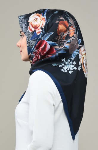 Armine Trend Scarf 690-03 Black Navy Blue 690-03