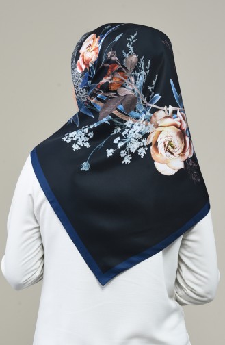 Armine Trend Scarf 690-03 Black Navy Blue 690-03