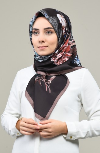 Armine Trend Kopftuch 690-08 Schwarz Braun 690-08