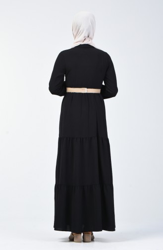 Black İslamitische Jurk 5483-01