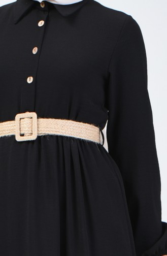 Robe Hijab Noir 5483-01