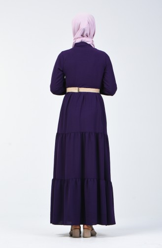 Violet İslamitische Jurk 5483-02