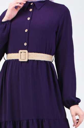 Violet İslamitische Jurk 5483-02