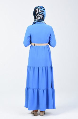 Blue İslamitische Jurk 5483-04