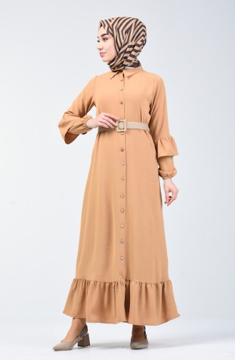 Aerobin Fabric Belt Dress 5667-03 Mink 5667-03