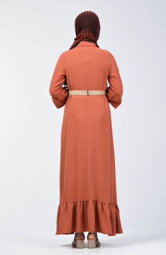 Aerobin Fabric Belt Dress 5667-07 Tile 5667-07