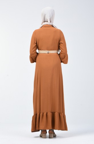 Robe Hijab Tabac 5667-09