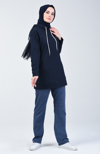 Hooded Tracksuit Set 20002-11 Navy Blue Indigo 20002-11