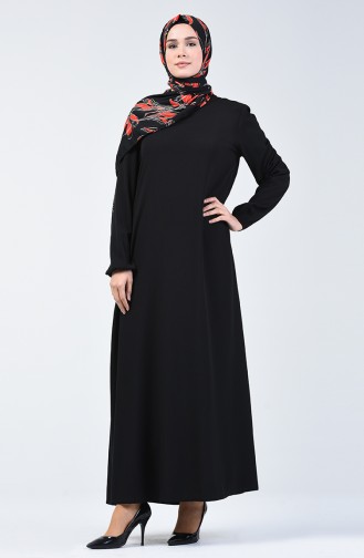 Black İslamitische Jurk 0115-06