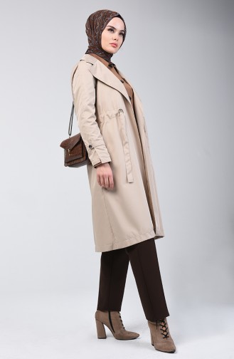 Stone Trench Coats Models 1408-03