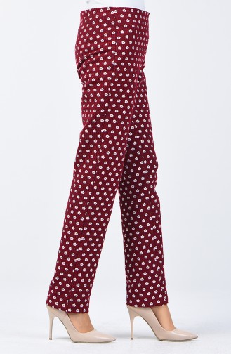 Claret red Broek 7261-01