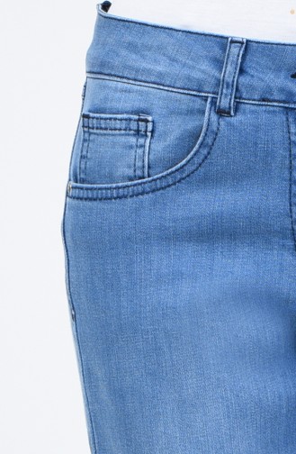 Pantalon Bleu Jean 8076-01