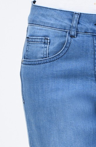 Jeansblau Hose 8076-01