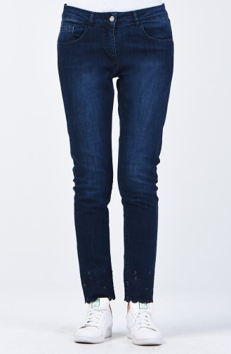 Navy Blue Broek 8076-02