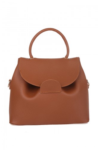 Women´s Cross Shoulder Bag Brown Tobacco 381-091