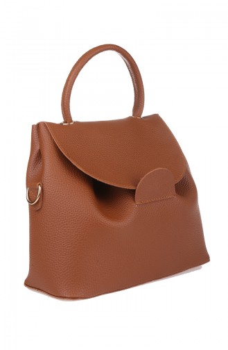 Women´s Cross Shoulder Bag Brown Tobacco 381-091