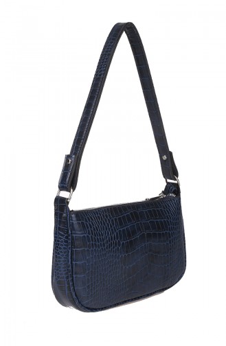 Women´s Cross Shoulder Bag Navy Blue 382-011