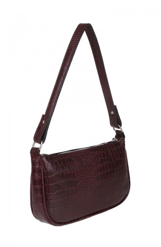 Sac à Bandoulière Croisé Pour Femme M382-031 Bordeaux 382-031