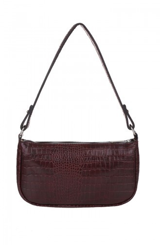 Sac à Bandoulière Croisé Pour Femme M382-031 Bordeaux 382-031