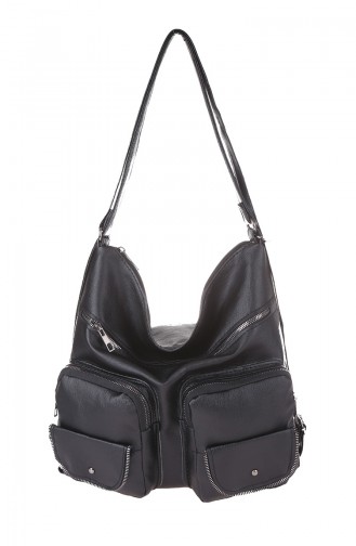 Women´s Shoulder And Backpack Black 383-001