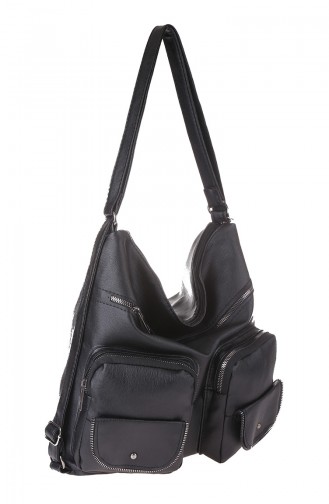 Sac à Dos et Bandoulière Pour Femme M383-001 Noir 383-001