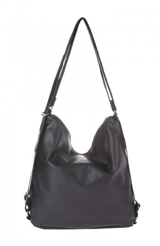 Women´s Shoulder And Backpack Black 383-001