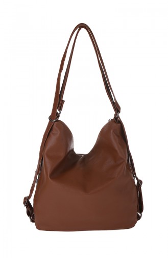 Women´s Shoulder And Backpack Brown Tobacco 383-091