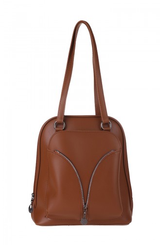 Women´s Shoulder And Backpack Brown Tobacco 385-091