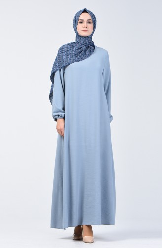 Blue Hijab Dress 0061-13