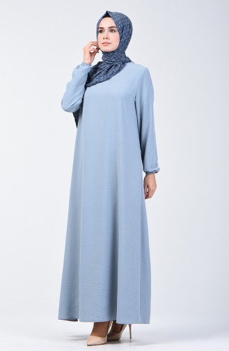 Blau Hijab Kleider 0061-13