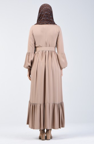 Mink Hijab Dress 4534-09