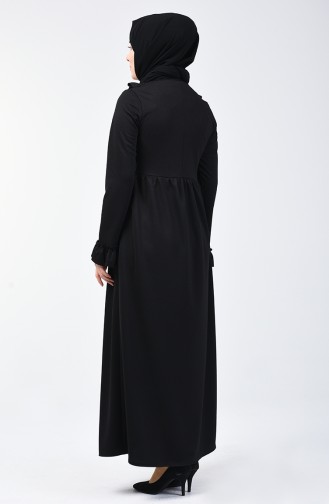 Robe Hijab Noir 1424-06