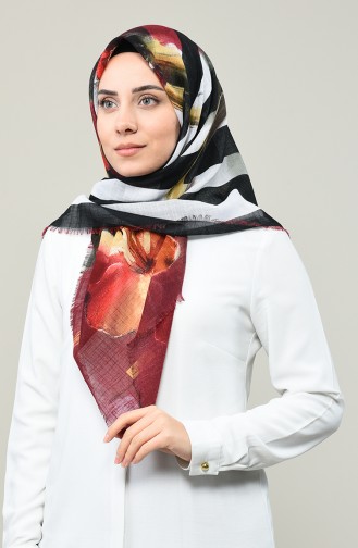 Claret red Hoofddoek 2461-07