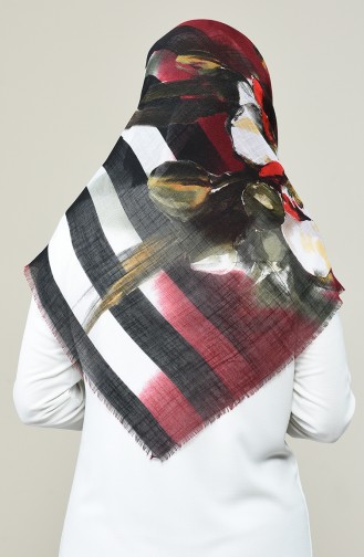 Claret red Hoofddoek 2461-07