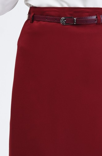 Claret Red Skirt 2114-02