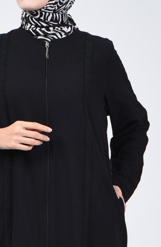 Abaya à Fermeture 2000-03 Noir 2000-03