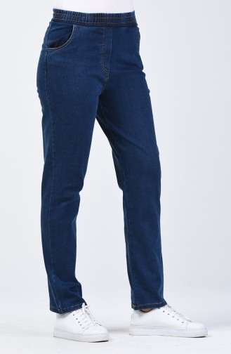 Jeans with Pockets 1409PNT-01 Navy Blue 1409PNT-01