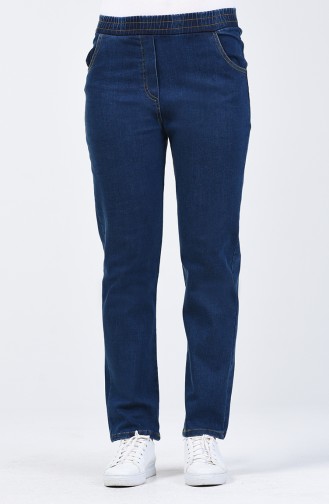 Jeans with Pockets 1409PNT-01 Navy Blue 1409PNT-01