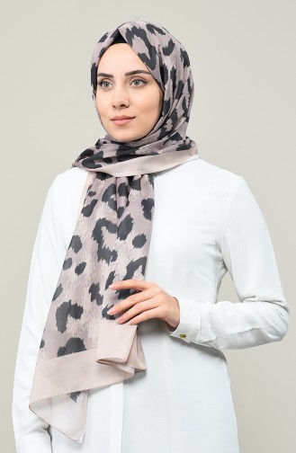 Patterned Cotton Shawl Beige 95330-03