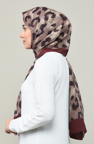 Patterned Cotton Shawl Brown 95330-05