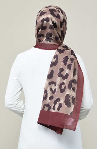 Patterned Cotton Shawl Brown 95330-05