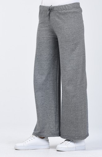 Two Thread wide Leg Trousers 8108a-01 Gray Black 8108A-01