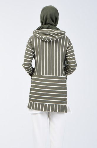 Striped Tunic 2310-03 Khaki 2310-03