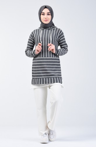 Striped Tunic 2310-05 Anthracite 2310-05